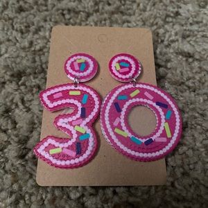 30th birthday earrings